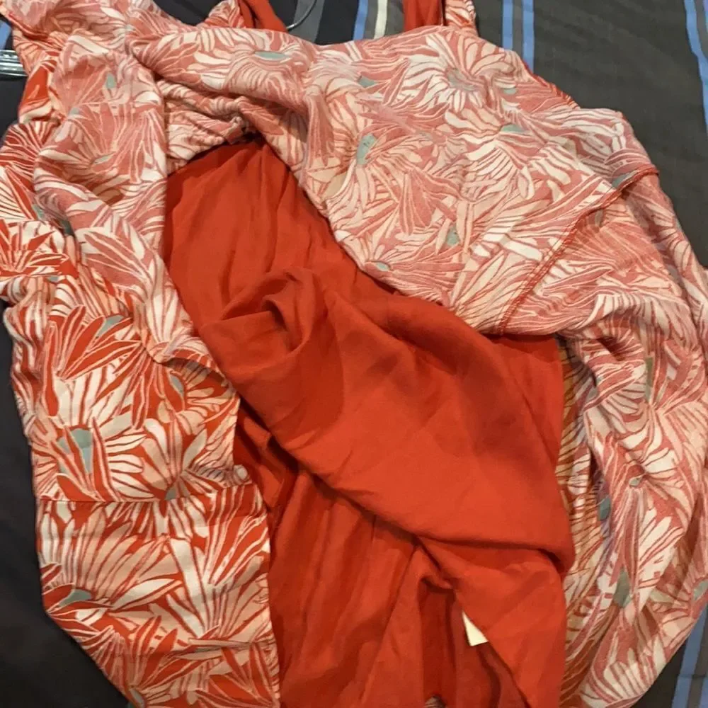 Free People Libby convertible dress coral red size XS - Picture 6 of 8